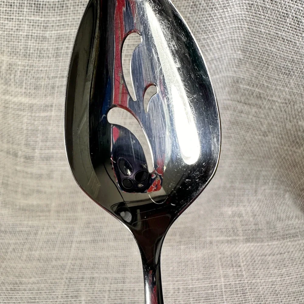 Ebbtide‎ Slotted Serving Spoon Solid Stainless Steel USA Replacement 8.5 Inch